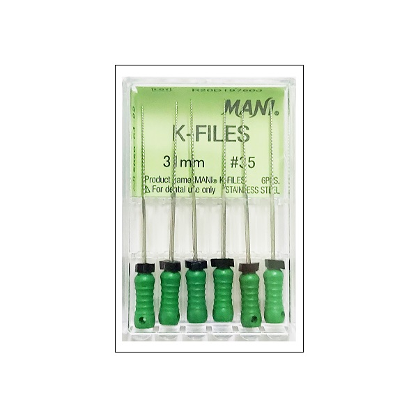 Mani K Files 31mm #40 Dental Endo